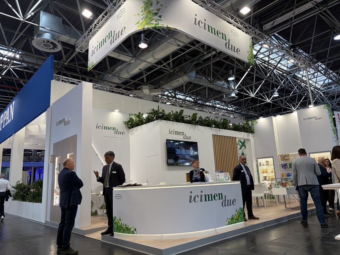 Icimendue exhibition stand at Interpack Dusseldorf 2026